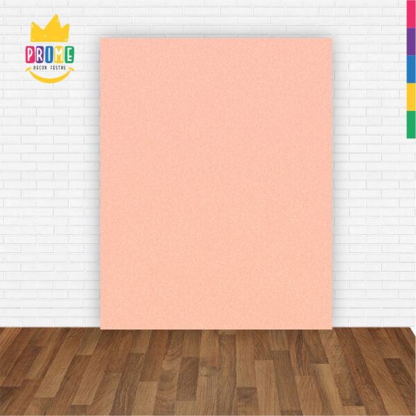 Painel de Festa Retangular 3D Salmon casadinho 1,75m x 2,20 Cor Lisa Tecido - Image 2