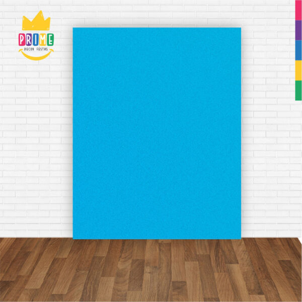 Painel de Festa Retangular 3D Turquesa casadinho 1,75m x 2,20 Cor Lisa Tecido - Image 2