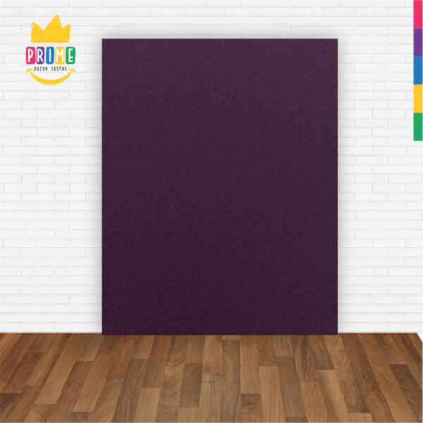 Painel de Festa Retangular 3D Roxo Uva casadinho 1,75m x 2,20 Cor Lisa Tecido - Image 2