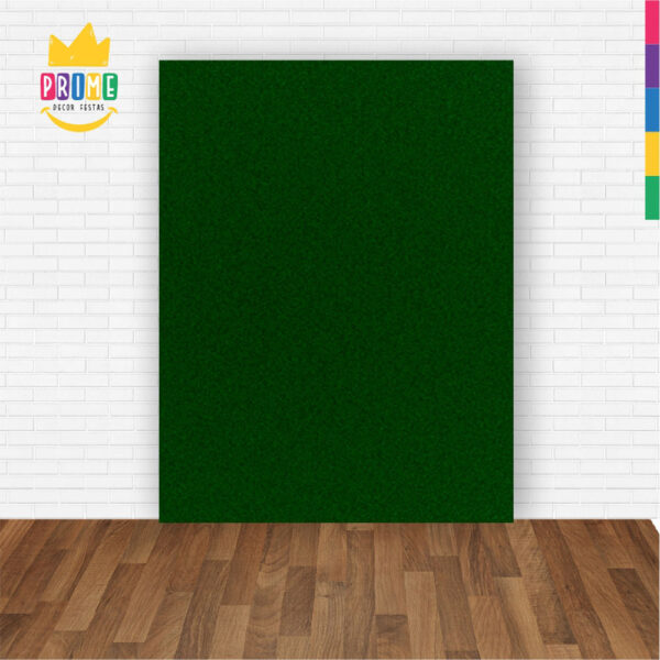 Painel de Festa Retangular 3D Verde Bandeira casadinho 1,75m x 2,20 Cor Lisa Tecido - Image 2