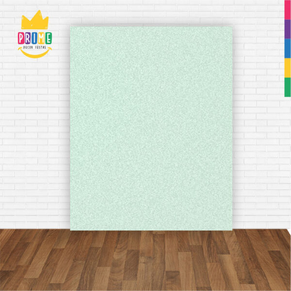 Painel de Festa Retangular 3D Verde Claro casadinho 1,75m x 2,20 Cor Lisa Tecido - Image 2
