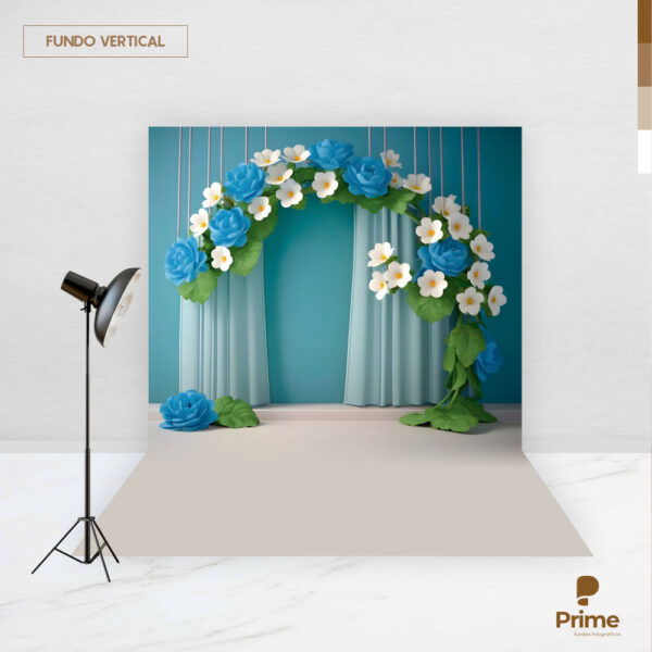 Fundo Fotográfico Cenário Arco de Flor Mães 2,20m x1,50m F825 - Image 2
