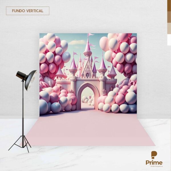 Fundo Fotográfico Cenário Castelo 2,20m x1,50m F838 - Image 2