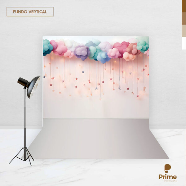 Fundo Fotográfico Cenário Chuva de Amor 2,20m x1,50m F874 - Image 2