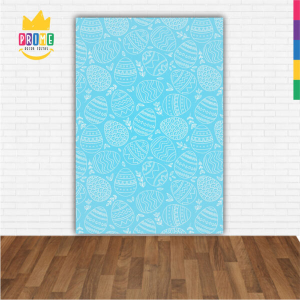 Painel de Festa Retangular 3D Páscoa casadinho 1,50m x 2,20 - Image 2