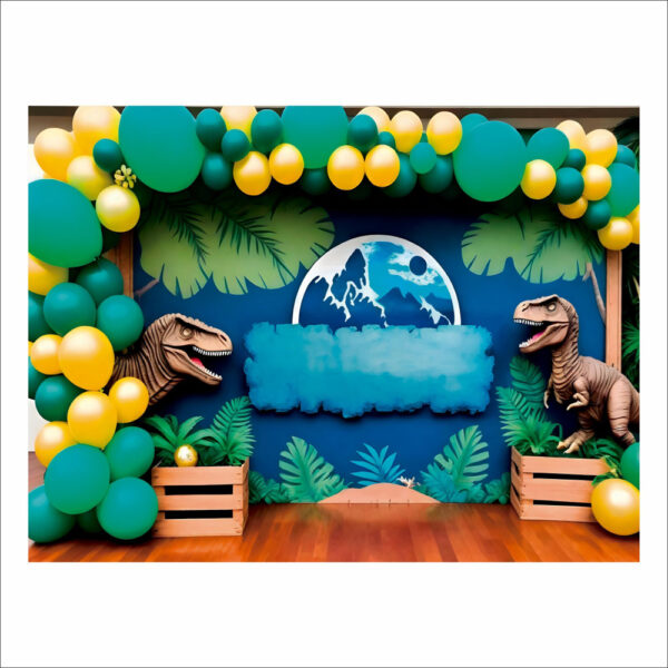 Fundo Fotográfico Cenário Dinossauro 2,20m x1,50m F690 - Image 3