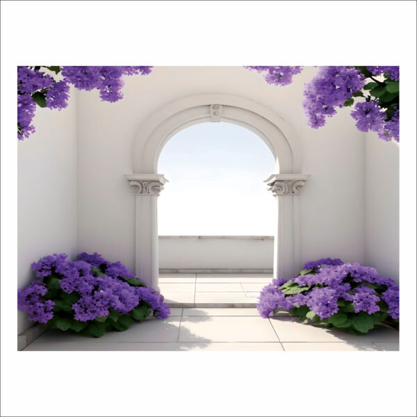 Fundo Fotográfico Cenário Arco Romano Mães  2,20m x1,50m F822 - Image 3