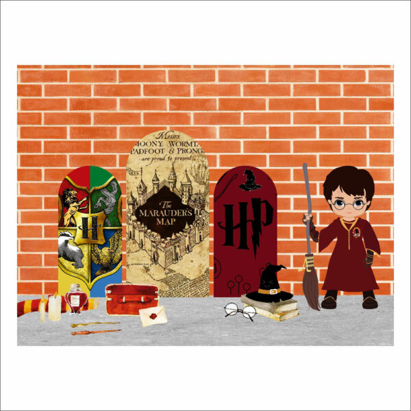 Fundo Fotográfico Cenário Harry Potter 2,20m x1,50m F695 - Image 3