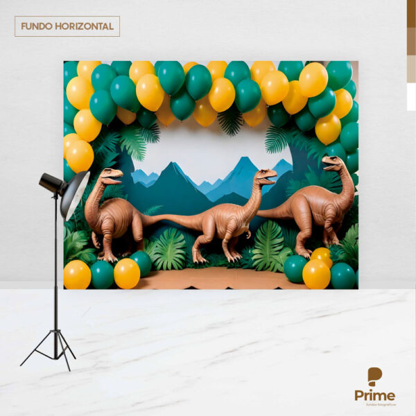 Fundo Fotográfico Cenário Dinossauro 2,20m x1,50m F691 - Image 4