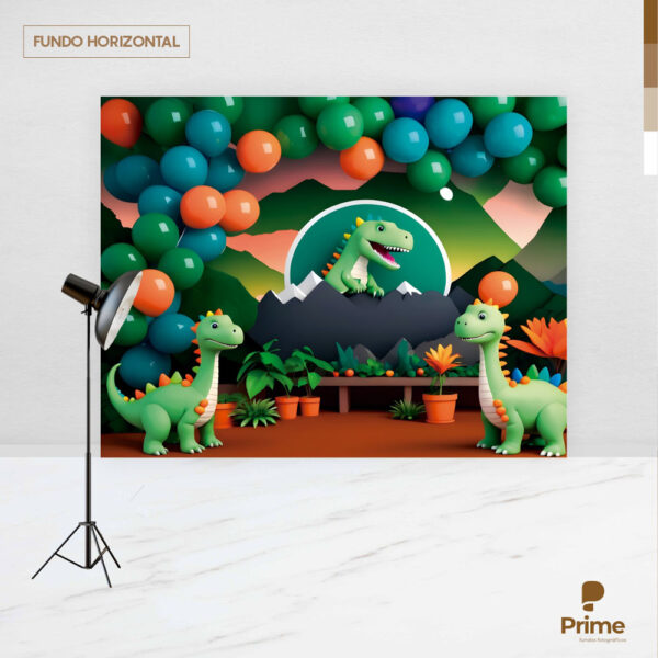 Fundo Fotográfico Cenário Dinossauro 2,20m x1,50m F689 - Image 4