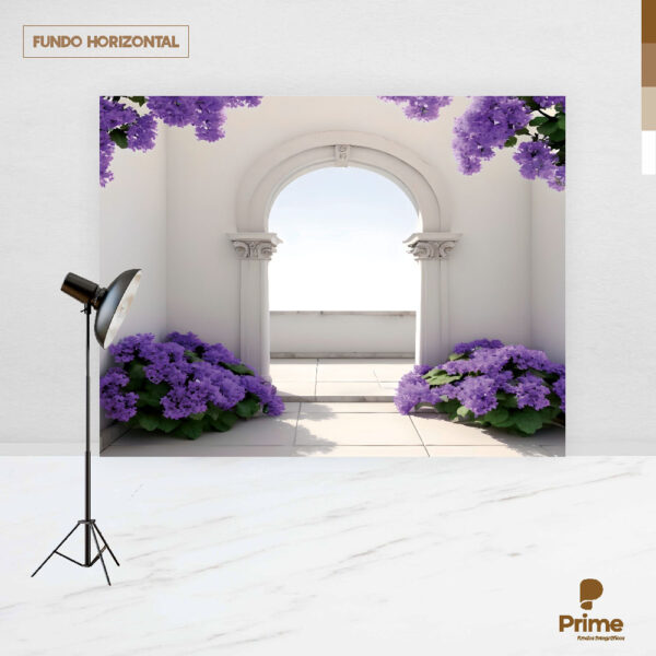 Fundo Fotográfico Cenário Arco Romano Mães  2,20m x1,50m F822 - Image 4
