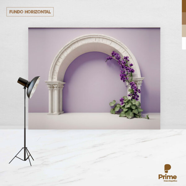 Fundo Fotográfico Cenário Arco Romano Mães  2,20m x1,50m F821 - Image 4