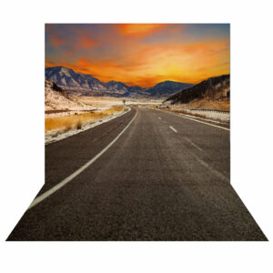 Fundo Fotográfico Asfalto Rodovia em Tecido 2,20m x1,50m F594