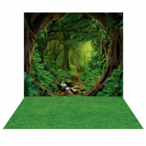Fundo Fotográfico Cenário Floresta em Tecido 2,20m x1,50m F586