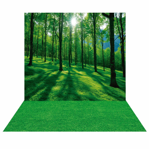 Fundo Fotográfico Cenário Floresta em Tecido 2,20m x1,50m F585