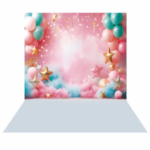 Fundo Fotográfico Newborn Chuva de Amor em Tecido 2,20m x1,50m F875
