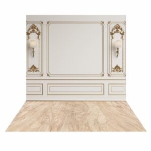 Fundo Fotográfico Cenário Boiserie BrancoDR 2,2m x 1,5m F946