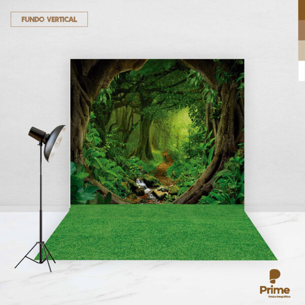 Fundo Fotográfico Cenário Floresta em Tecido 2,20m x1,50m F586 - Image 2