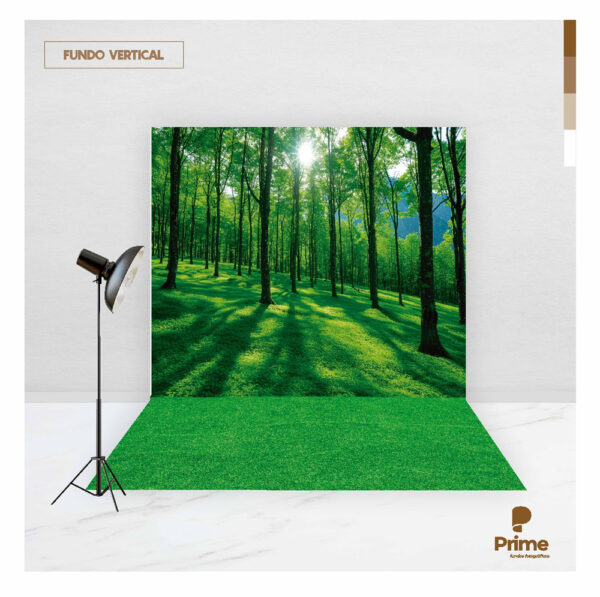 Fundo Fotográfico Cenário Floresta em Tecido 2,20m x1,50m F585 - Image 2