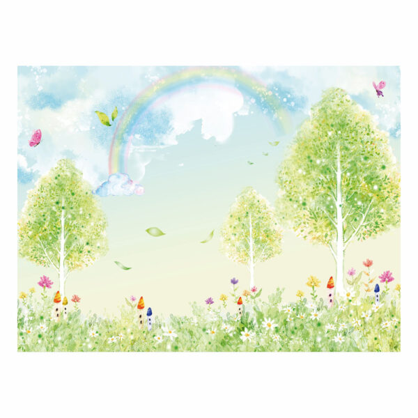 Fundo Fotográfico Jardim Floresta  em Tecido 2,20m x1,50m F617 - Image 3