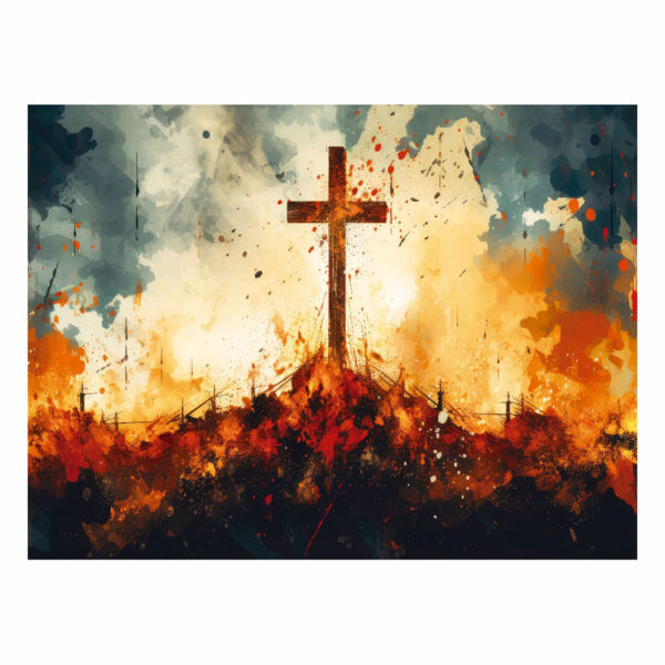 Fundo Fotográfico Religioso em Tecido 2,20m x1,50m F878 - Image 3