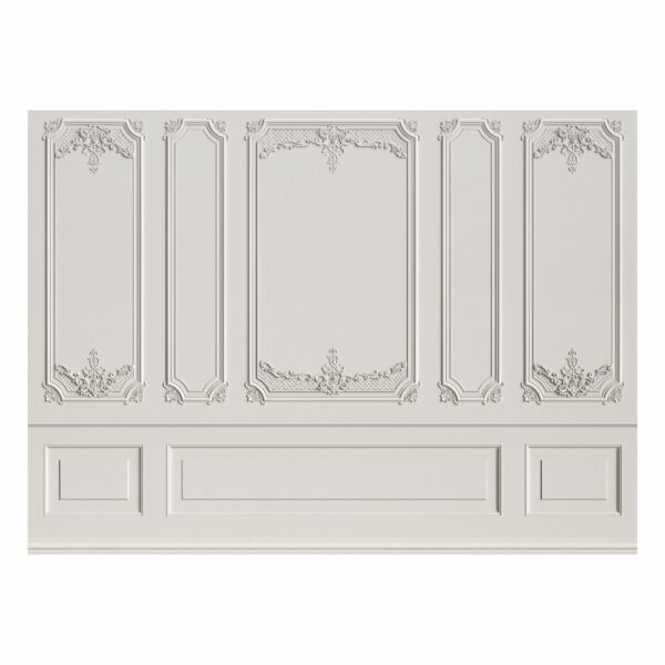 Fundo Fotográfico Cenário Boiserie Off White 2,2m x 1,5m F952 - Image 4