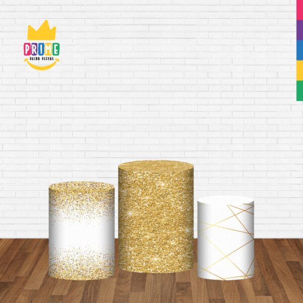 Trio Capa Cilindro Happy Birthday 3D Em Tecido Com Elástico HB04 - Image 2