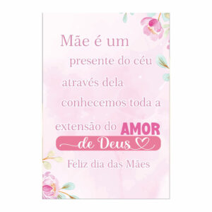Painel Festa Dia das Mães 3D Lateral para Casadinho 1,50m x 2,20m DM07