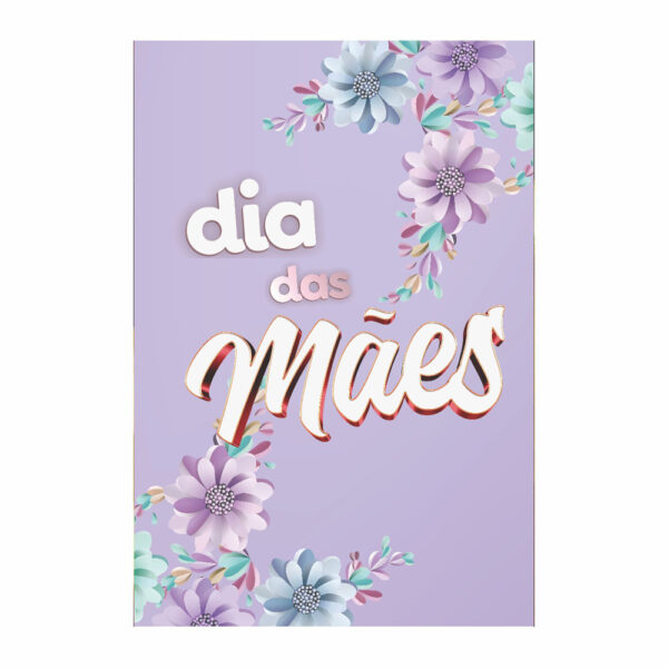 Painel Festa Dia das Mães 3D Lateral para Casadinho 1,50m x 2,20m DM08