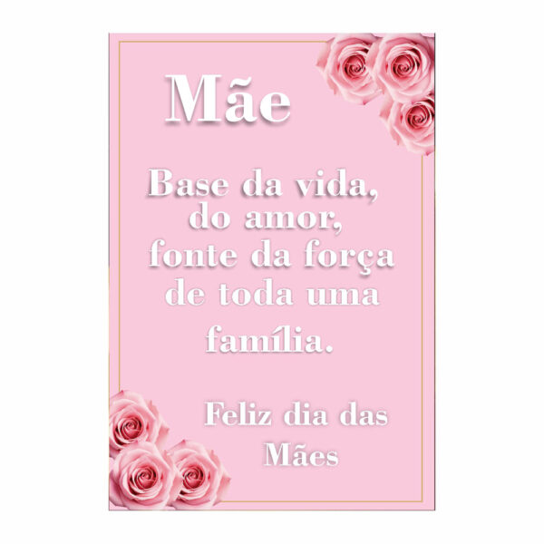 Painel Festa Dia das Mães 3D Lateral para Casadinho 1,50m x 2,20m DM09
