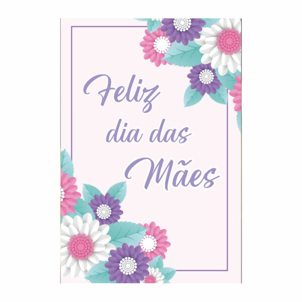 Painel Festa Dia das Mães 3D Lateral para Casadinho 1,50m x 2,20m DM11