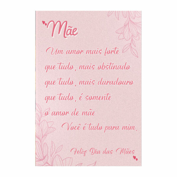 Painel Festa Dia das Mães 3D Lateral para Casadinho 1,50m x 2,20m DM12