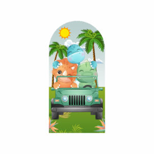 Painel De Festa Romano Decorativo Dino Baby 1