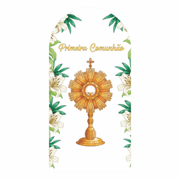 Painel De Festa Romano Decorativo Primeira Comunhão PC04