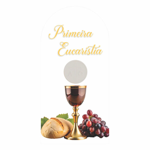 Painel De Festa Romano Decorativo Primeira Comunhão PC07