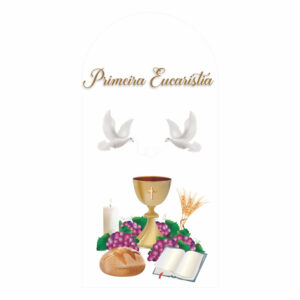 Painel De Festa Romano Decorativo Primeira Comunhão PC012