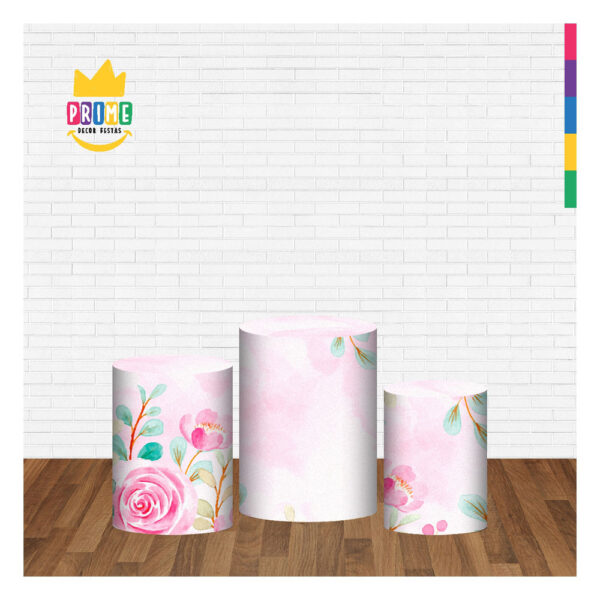 Trio Capa Cilindro Dia das Mães 3D Em Tecido Com Elástico DM-07 - Image 2