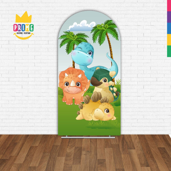 Painel De Festa Romano Decorativo Dino Baby 3 - Image 2