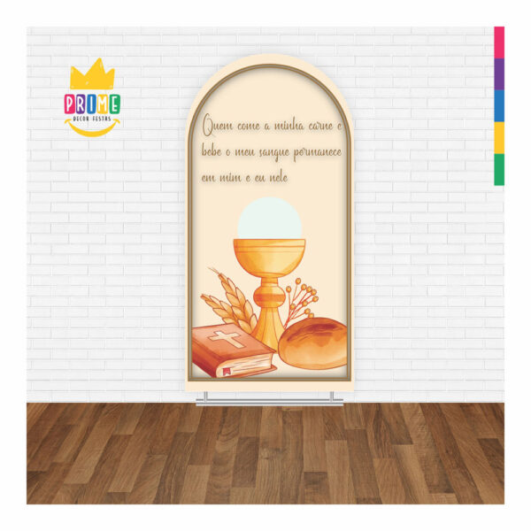 Painel De Festa Romano Decorativo Primeira Comunhão PC03 - Image 2