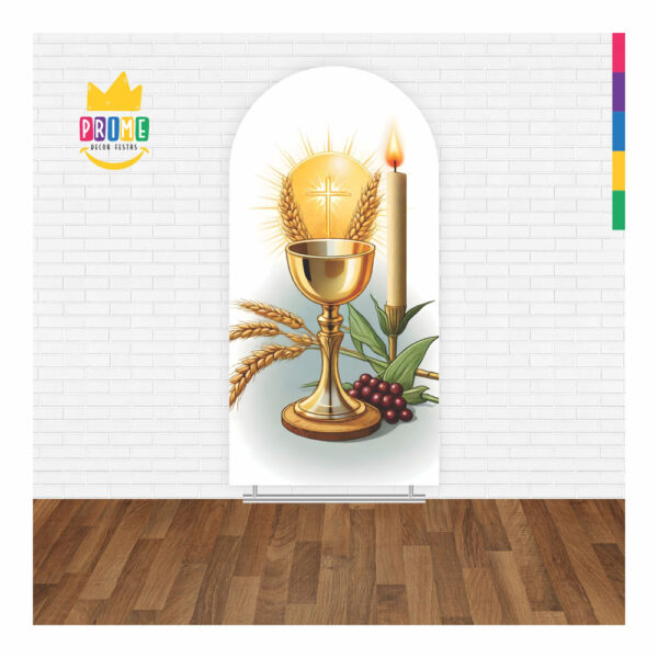 Painel De Festa Romano Decorativo Primeira Comunhão PC06 - Image 2