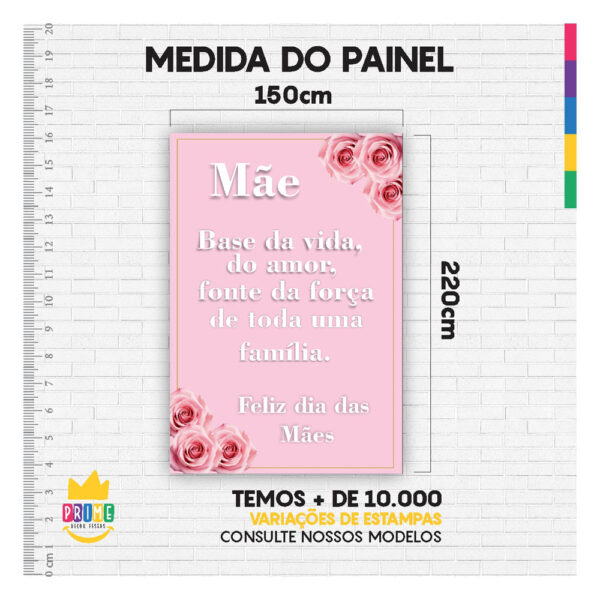 Kit Casado Dia das Mães Trio Capa Cilindro Retangular Tecido DM09 - Image 4