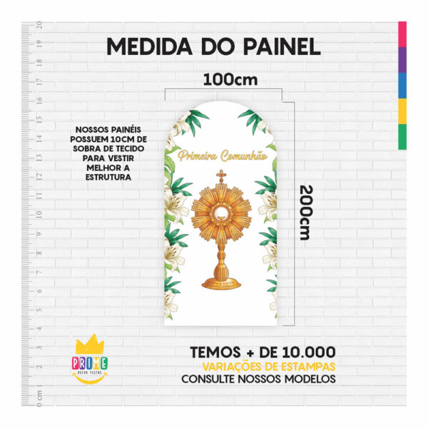 Painel De Festa Romano Decorativo Primeira Comunhão PC04 - Image 4