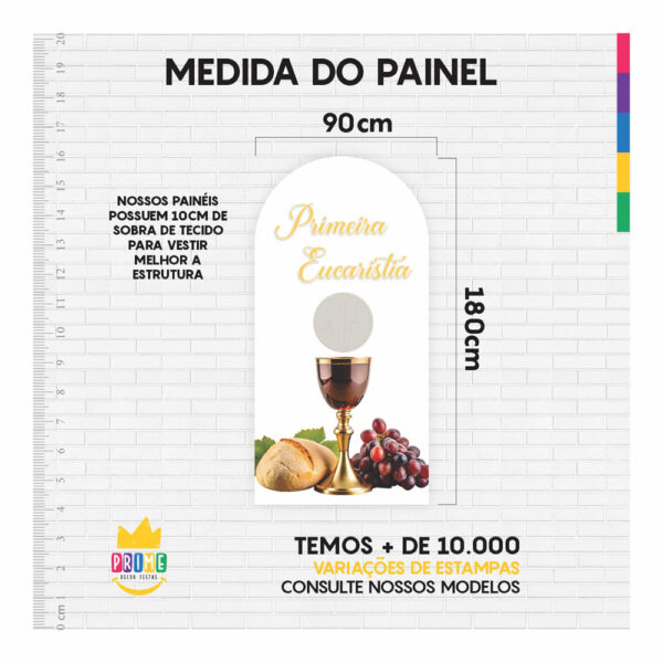 Painel De Festa Romano Decorativo Primeira Comunhão PC07 - Image 5