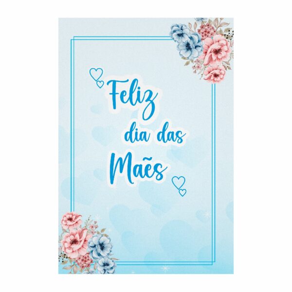 Painel Festa Dia das Mães 3D Lateral para Casadinho 1,50m x 2,20m DM04