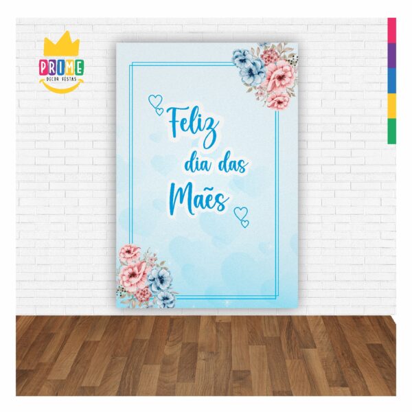 Painel Festa Dia das Mães 3D Lateral para Casadinho 1,50m x 2,20m DM04 - Image 3
