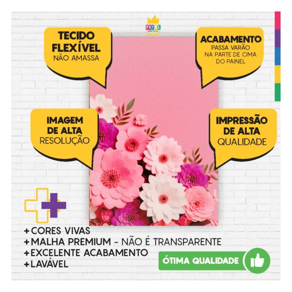 Kit Casado Dia das Mães Trio Capa Cilindro Retangular Tecido DM03 - Image 5