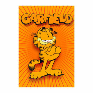 Painel Festa Garfield 3D Lateral para Casadinho 1,50m x 2,20m GF03