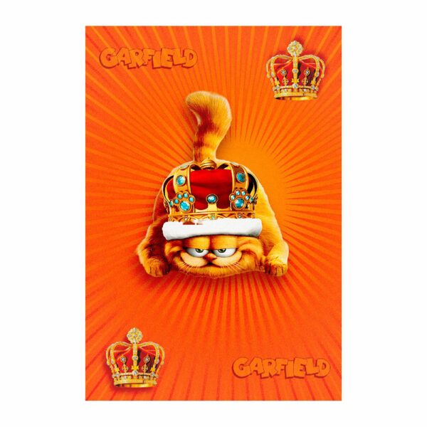 Painel Festa Garfield 3D Lateral para Casadinho 1,50m x 2,20m GF04