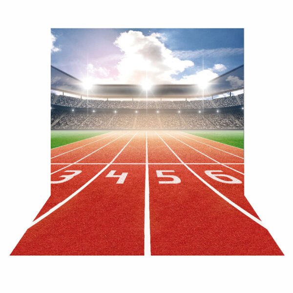 Fundo Fotográfico Cenário Esporte Corrida Tecido 2,20m x 1,50m F960
