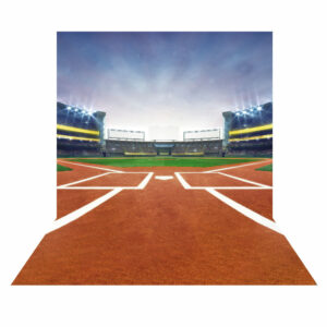 Fundo Fotográfico Cenário Esporte Beisebol Tecido 2,20m x 1,50m F961